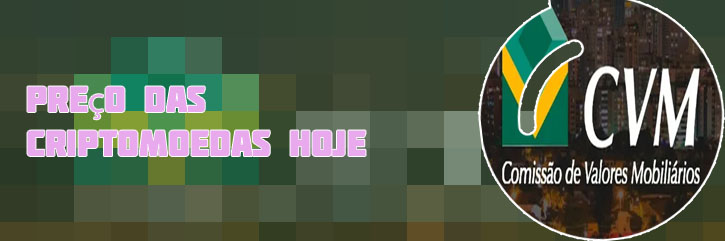 Valores de criptomoedas hoje